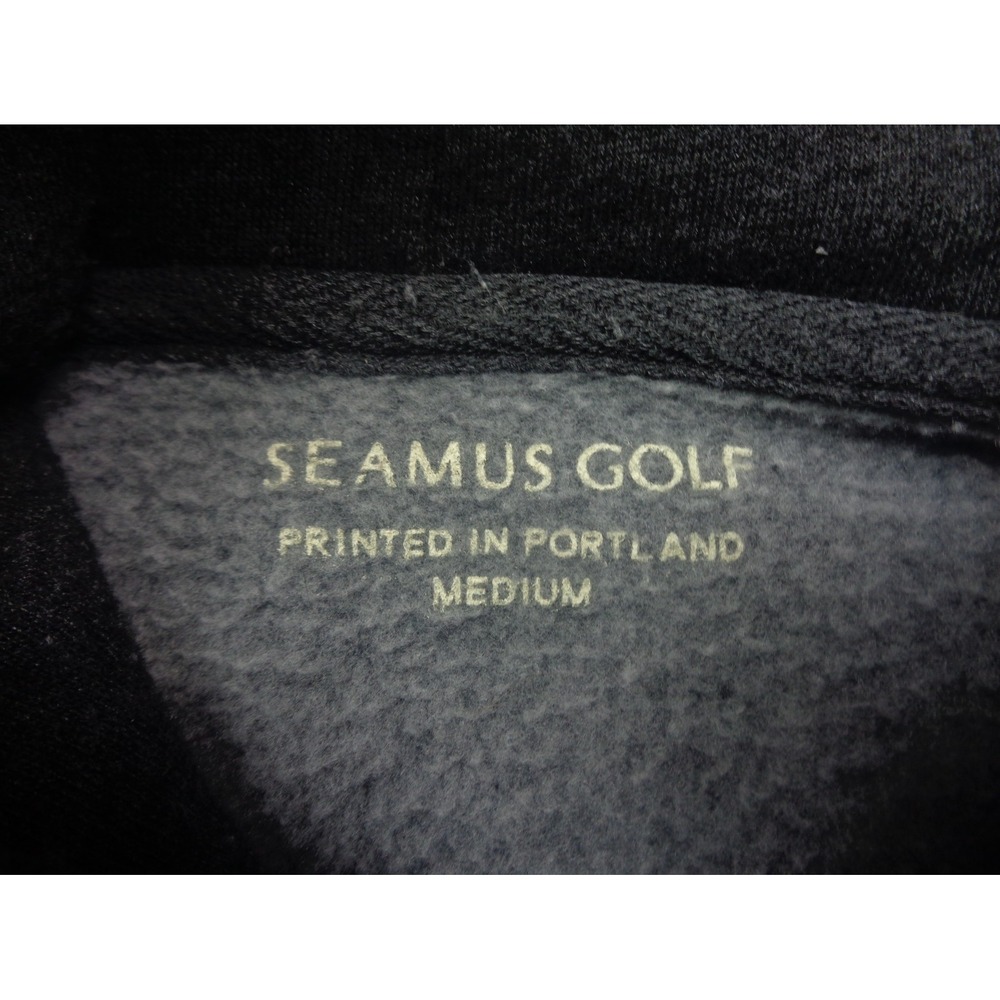 Seamus Golf Hoodie M Gray Fleece Sweatshirt Logo Portland Golf Club - Picture 7 of 10